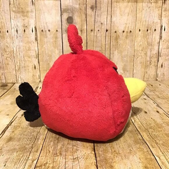 Rovio Angry Birds Red Bird Plush 8" Stuffed Toy No Sound by Commonwealth 2010 - Picture 4 of 7